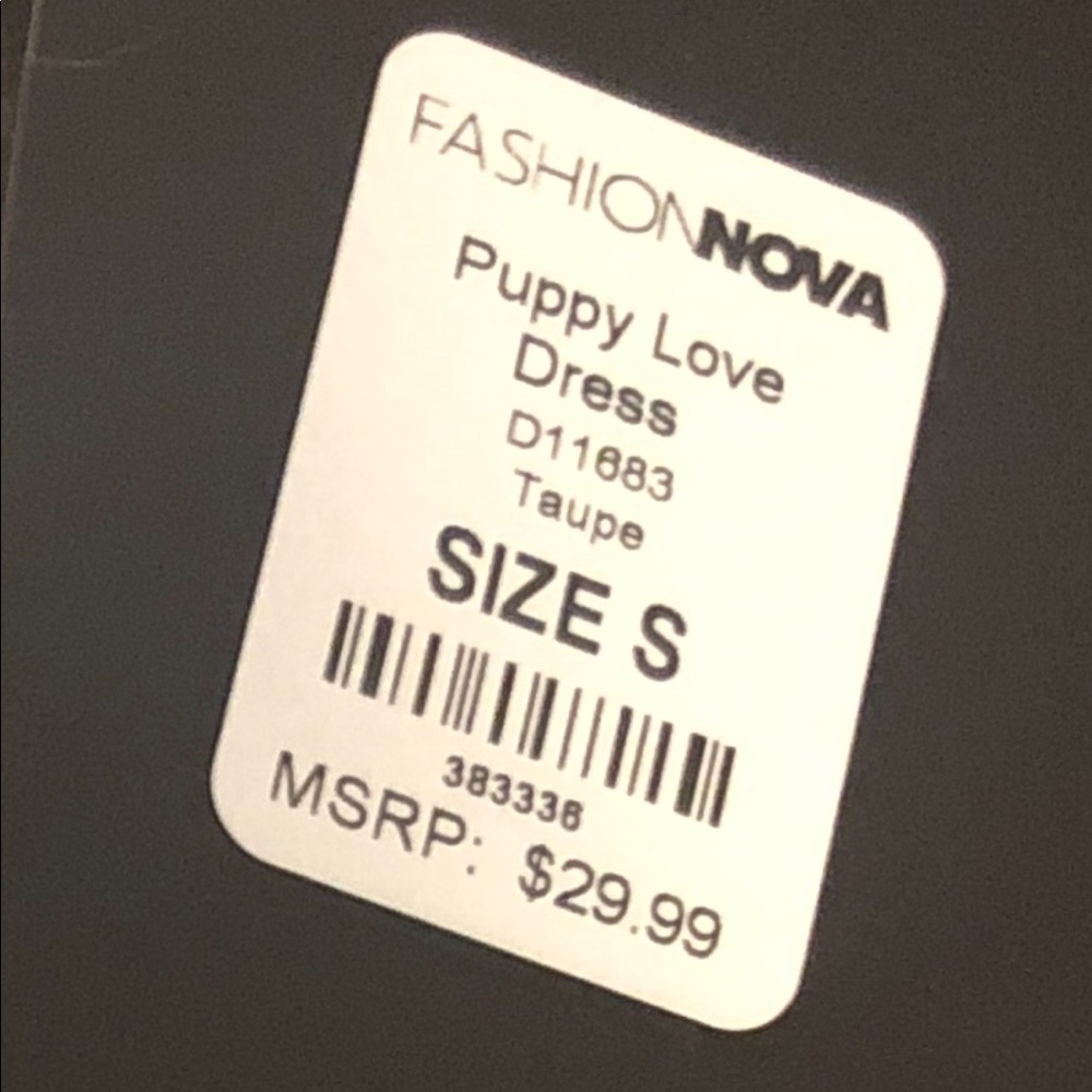 Fashion Nova Dress Nude - Picture 4 of 8